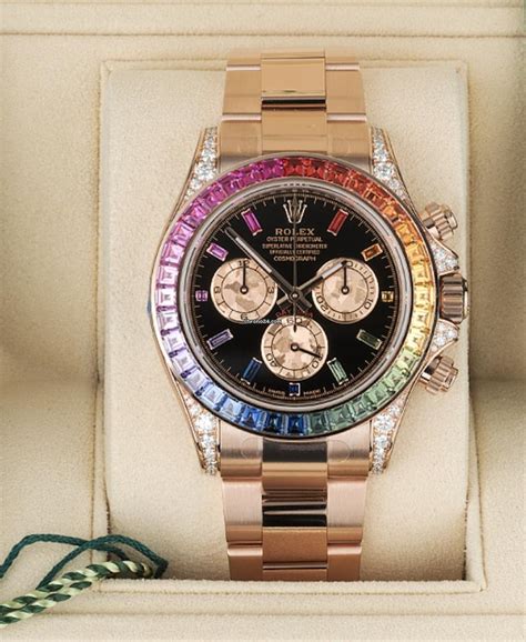 rolex rainbow damen|rolex rainbow.